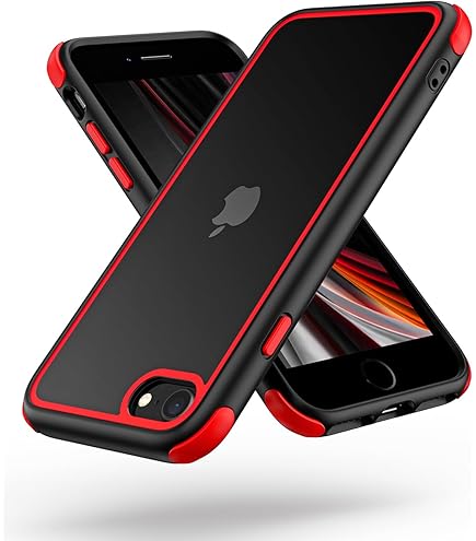 Amazon.com: Phone Case for iPhone 7 8 with Tempered Glass Screen